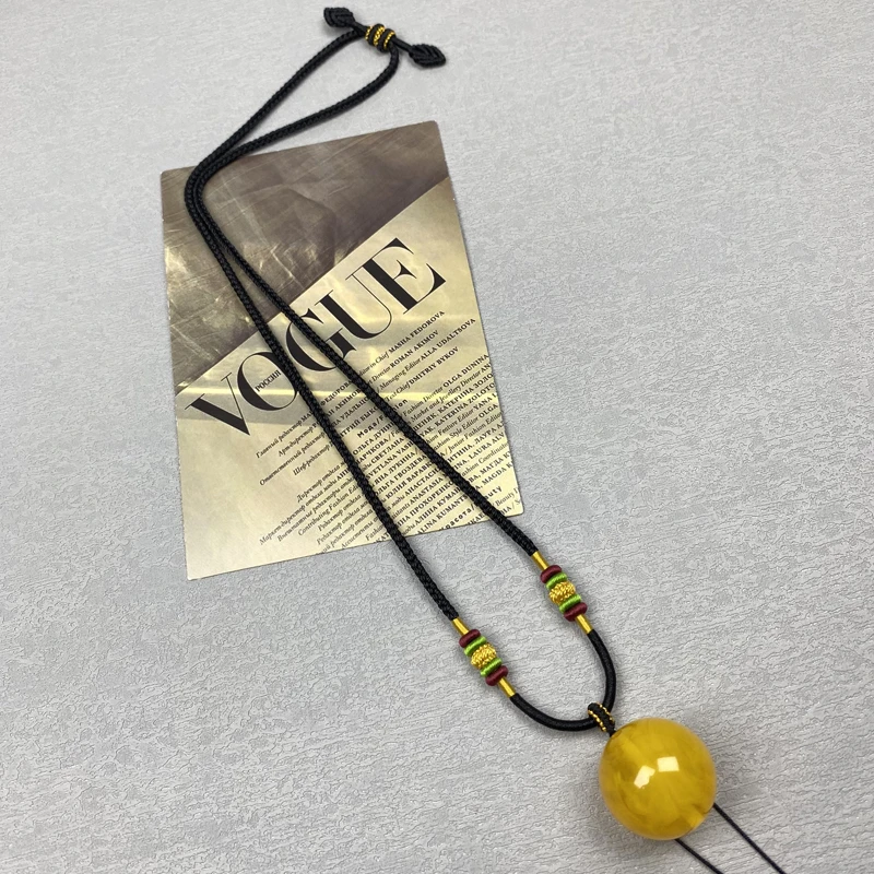 纯手工编织项链吊坠绳男女高档挂绳转运高货抽拉调节挂绳