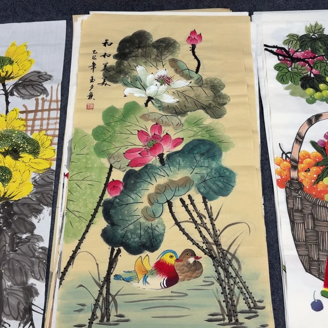 国画100×50画画画画