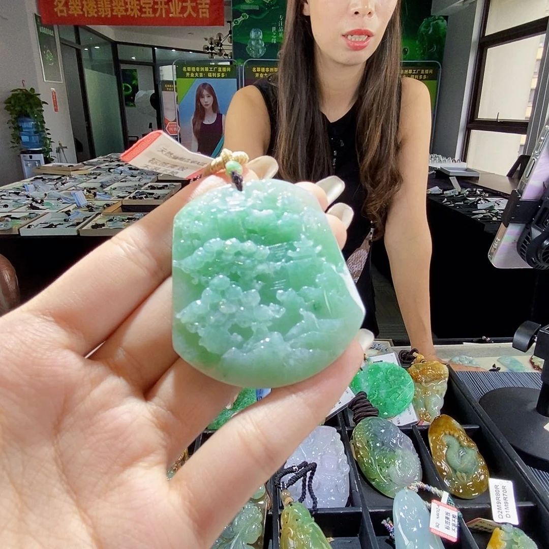 颈饰未镶嵌翡翠翡翠