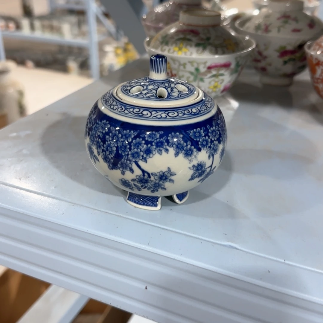 瓷片摆件手绘瓷器全部处理了