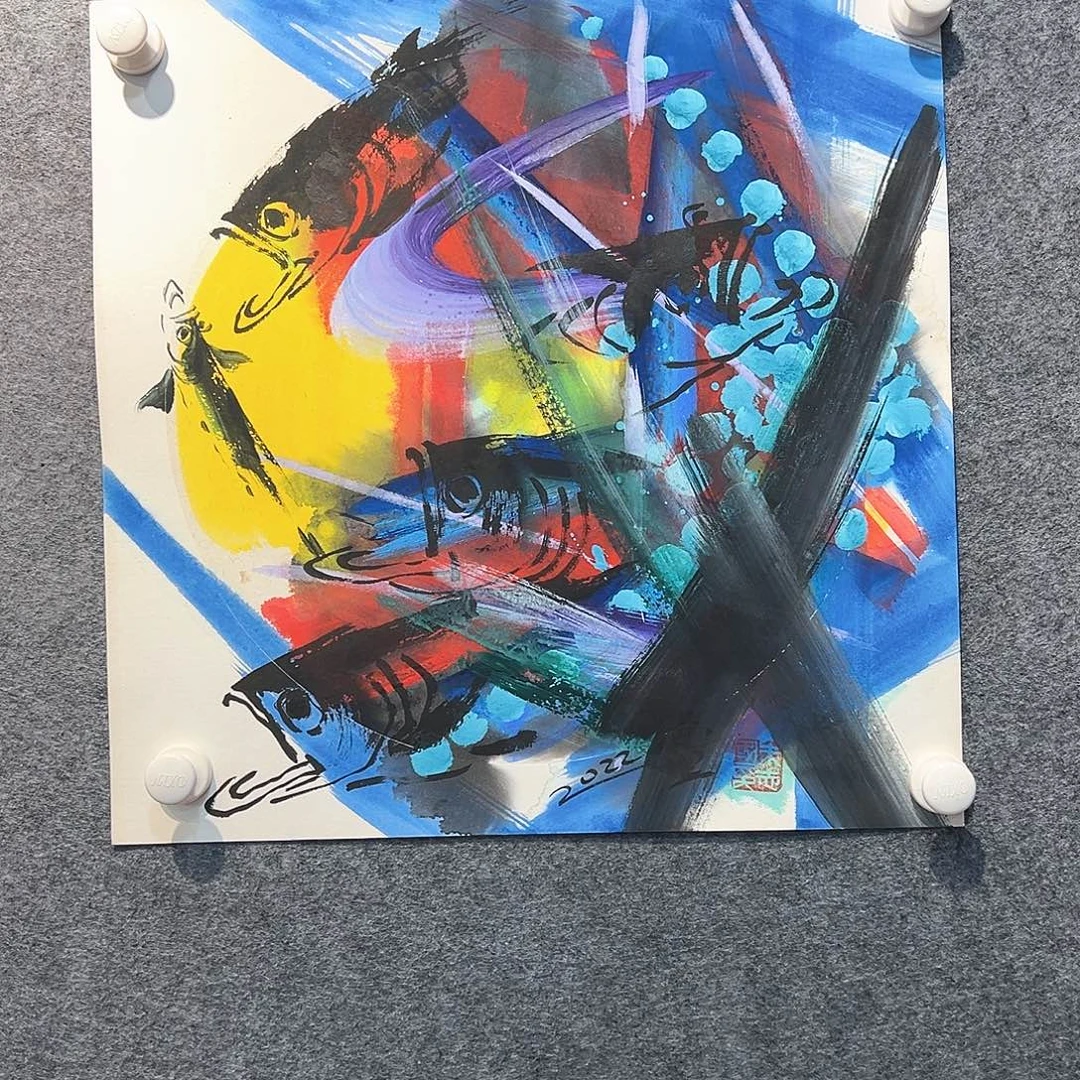 国画纯手绘系列画心