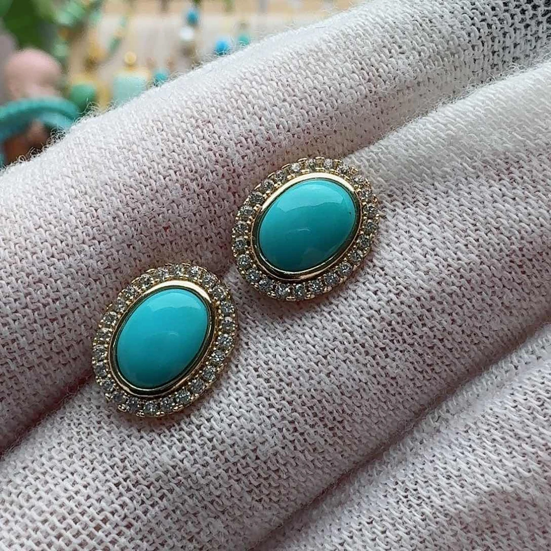 绿松石珠宝奇石未镶嵌