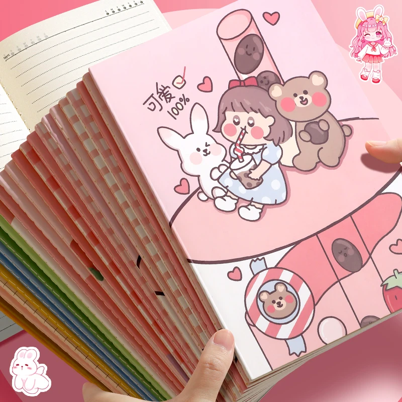 可爱笔记本本子批发学生本子可爱韩版少女心本子ins加厚学习用品