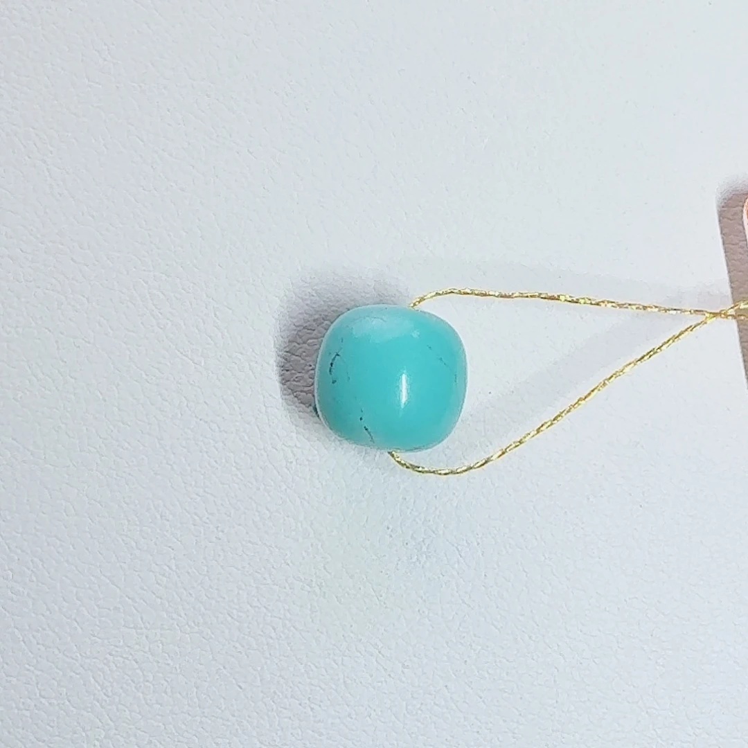 绿松石未镶嵌珠宝奇石老型珠