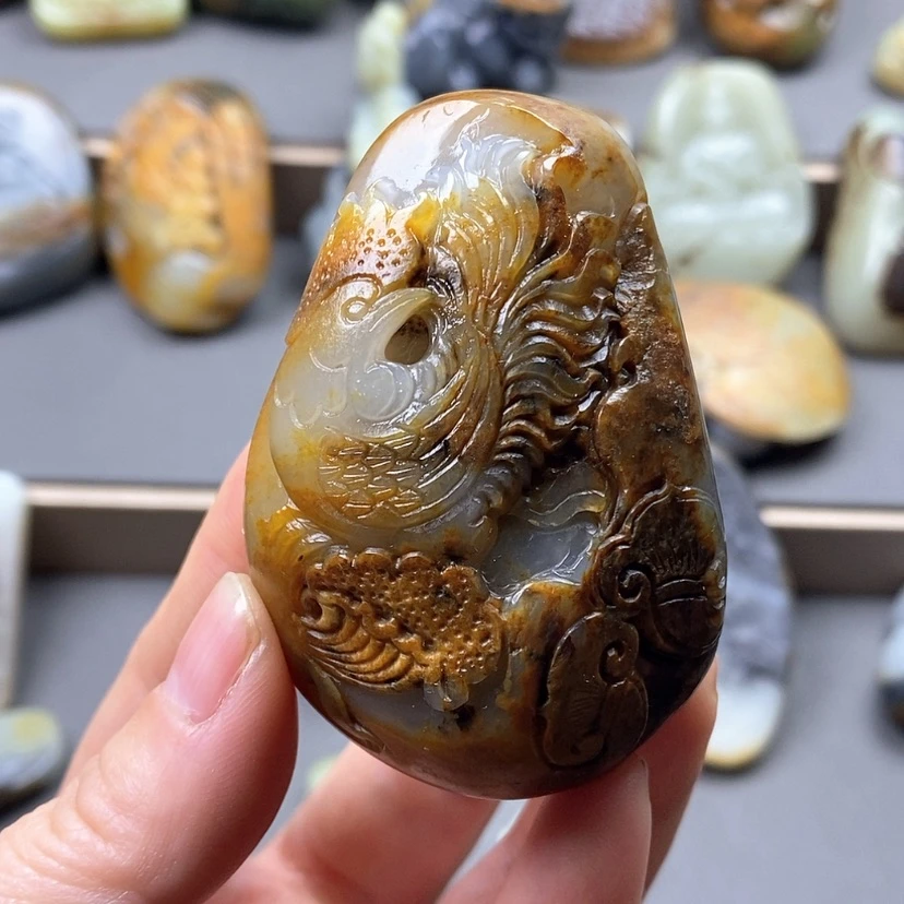 【闪购商品】未镶嵌和田玉把件漢***良