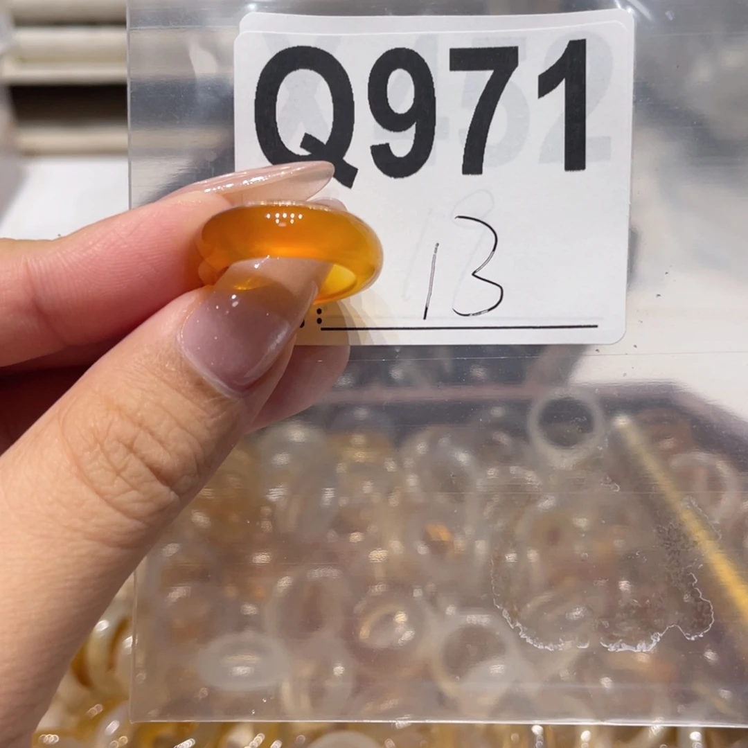 玛瑙/玉髓未镶嵌戒指971