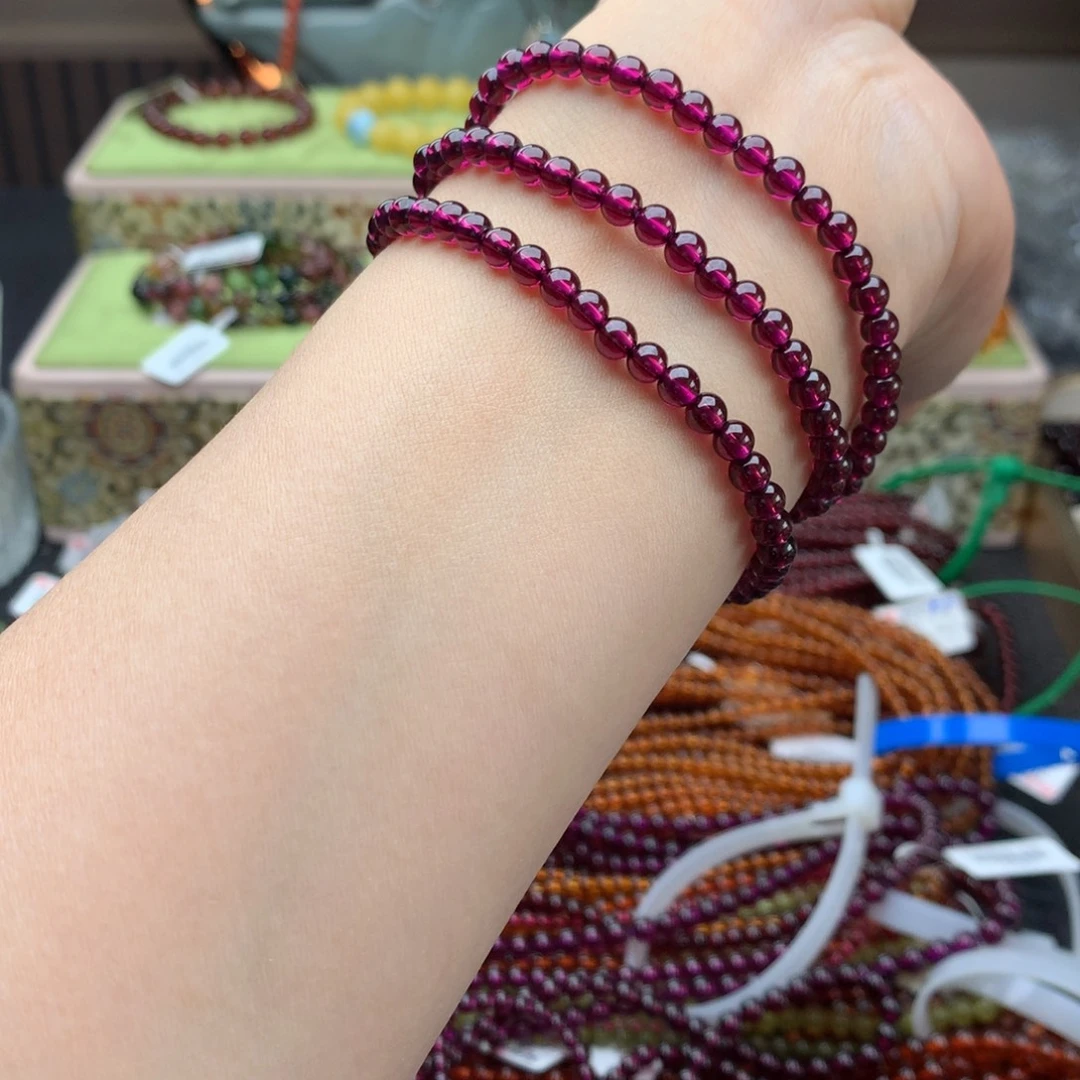 手串未镶嵌石榴石手串