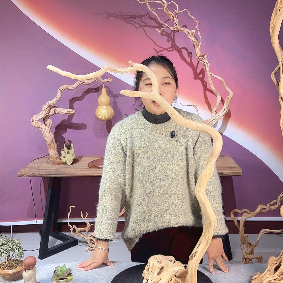 水***恋木天然杜鹃根根艺摆件