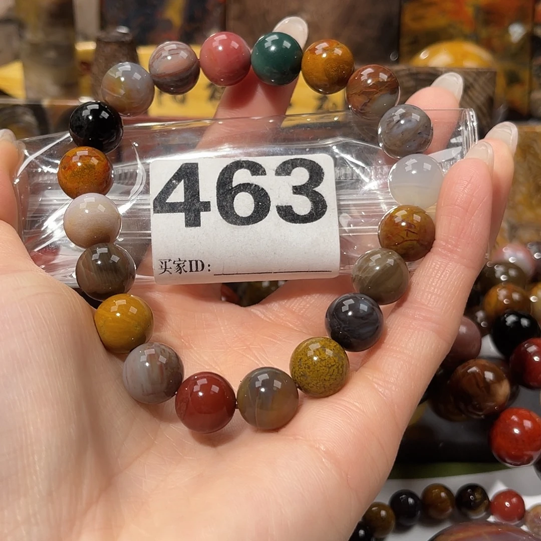 硅化玉未镶嵌天然北漂硅化玉手串11.3