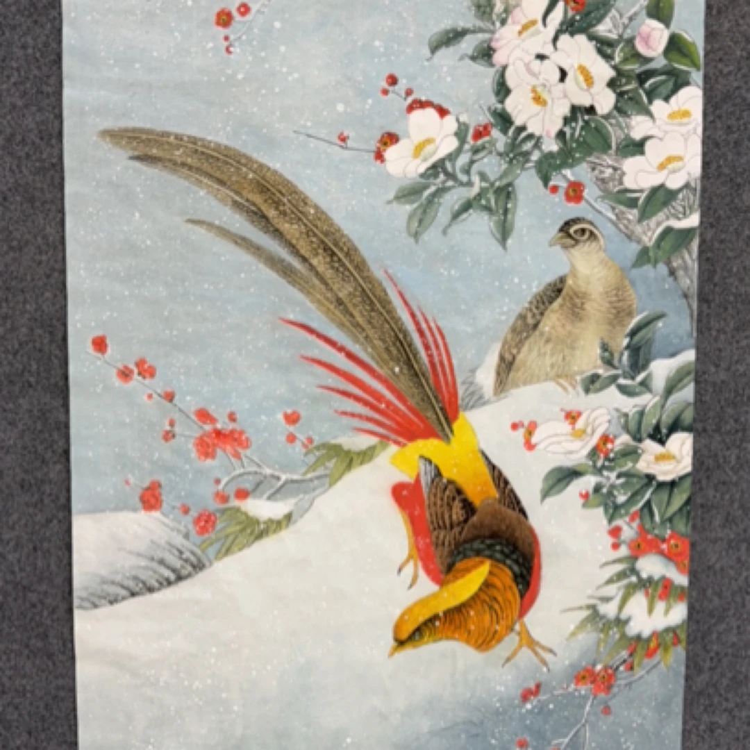 花鸟国画精品之作 前程锦绣