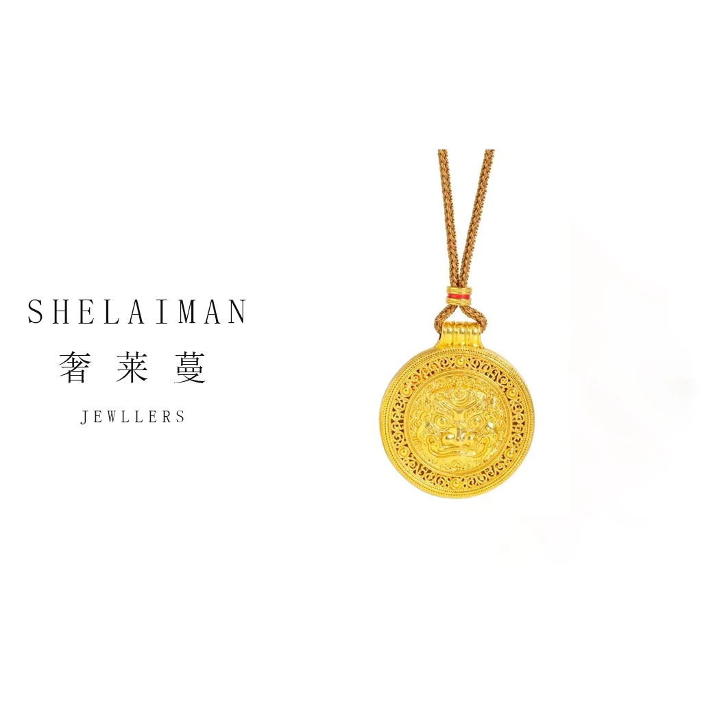 奢莱蔓/SHELAIMAN 独角兽百搭时尚复古项链D01