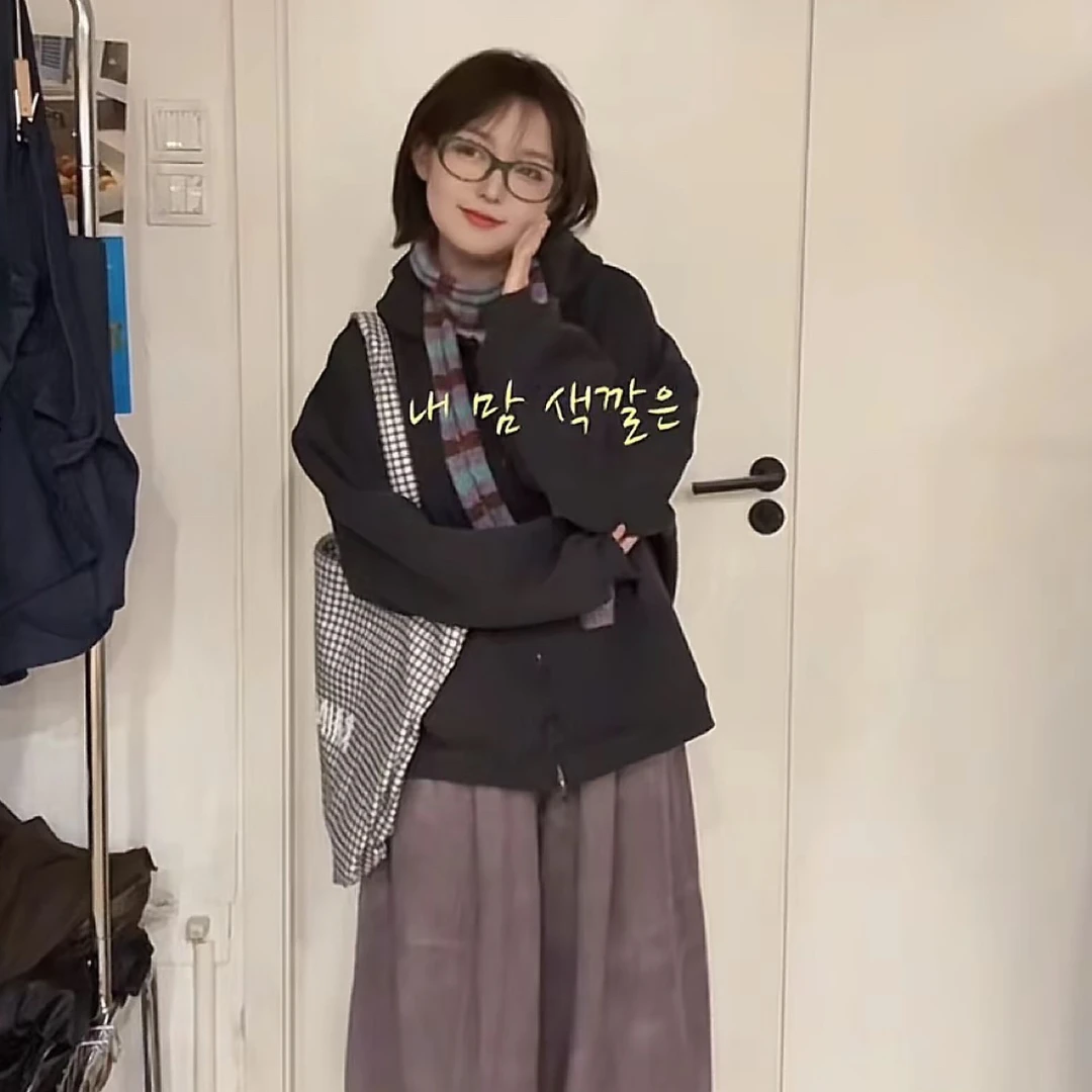 秋·“毕业款”重磅480g水洗手工磨破松弛慵懒卫衣外套