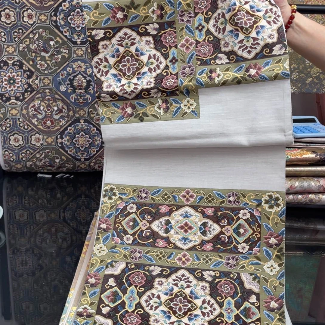 织绣唐锦桑蚕丝正绢面料