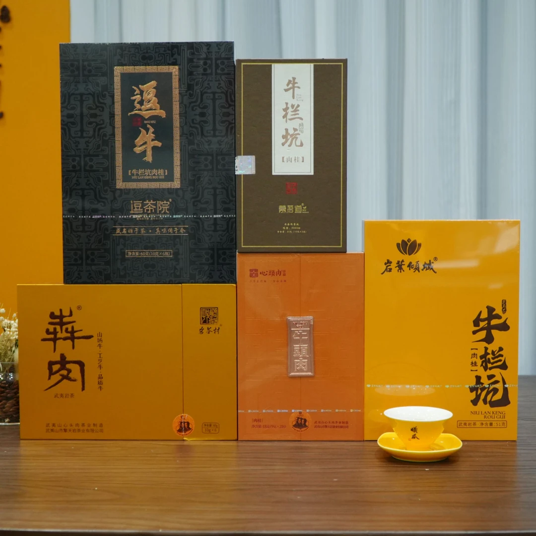 全牛宴牛栏坑肉桂高端武夷岩茶肉桂礼盒礼袋过年里送礼