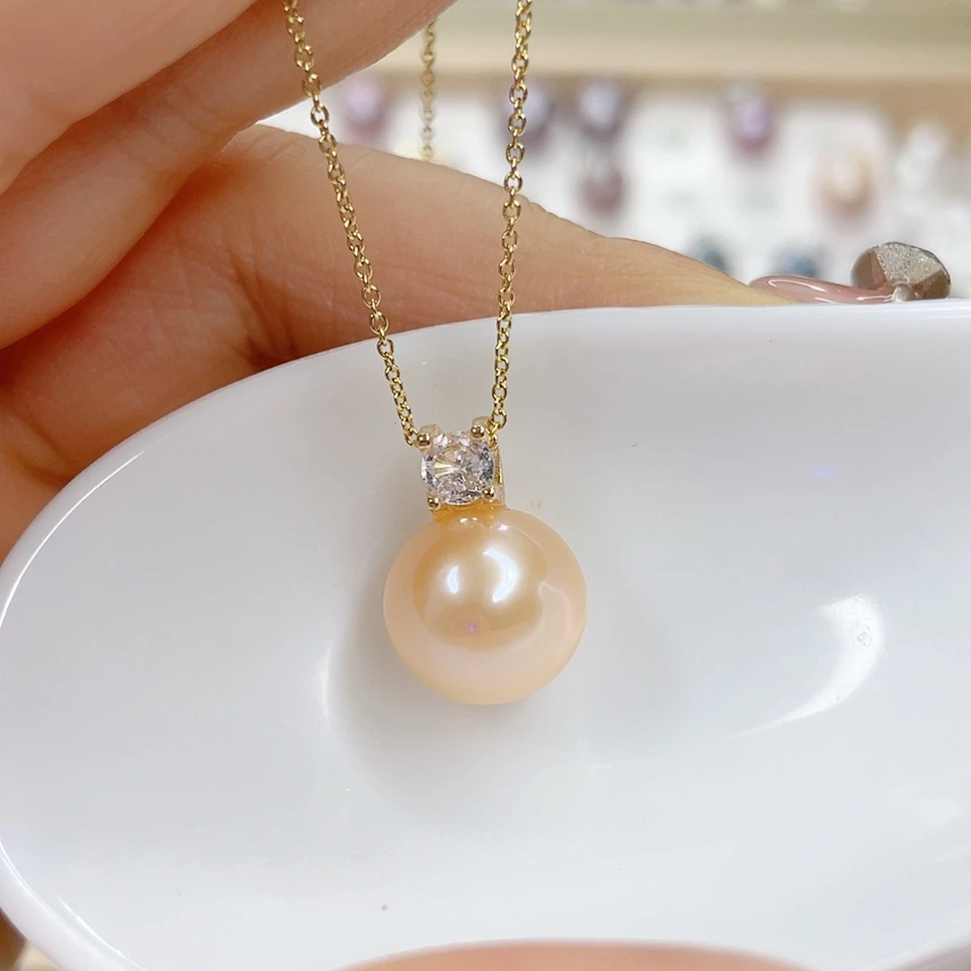 淡水珍珠未镶嵌吊坠(赠链)