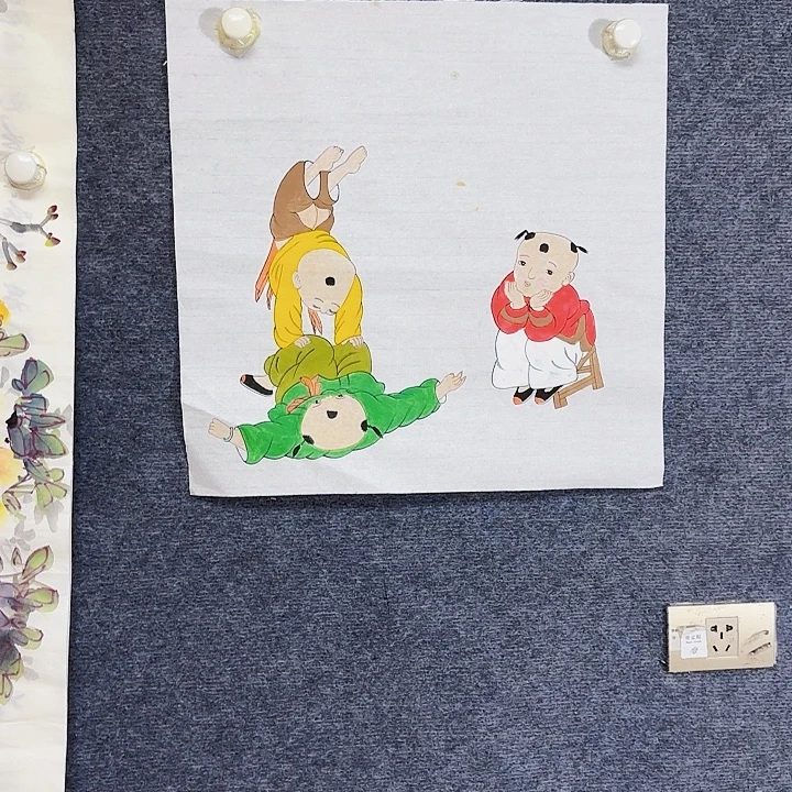 国画国画花鸟画作品