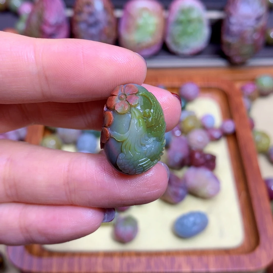 玛瑙挂件未镶嵌陌**阳盐源定制