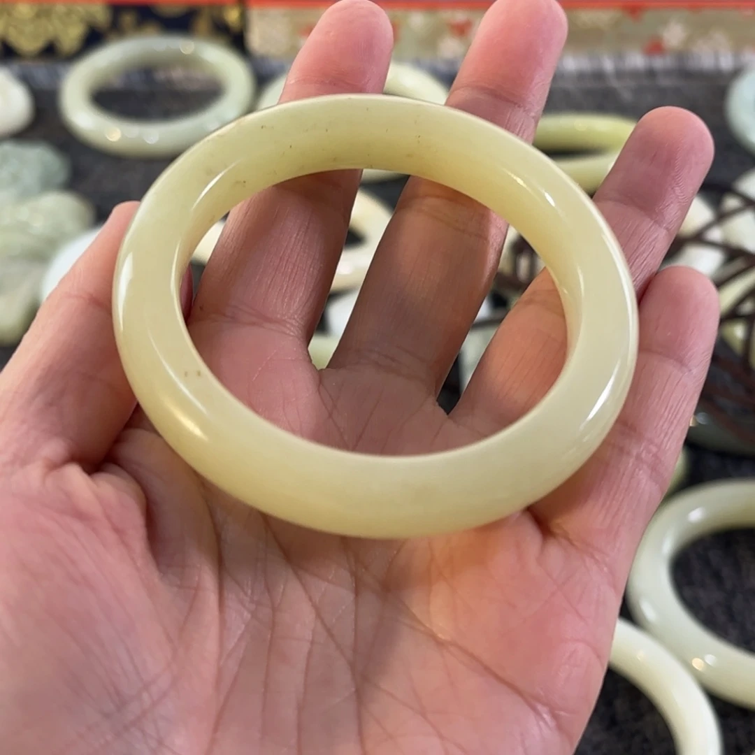 好***运和田玉（糖玉）未镶嵌手链