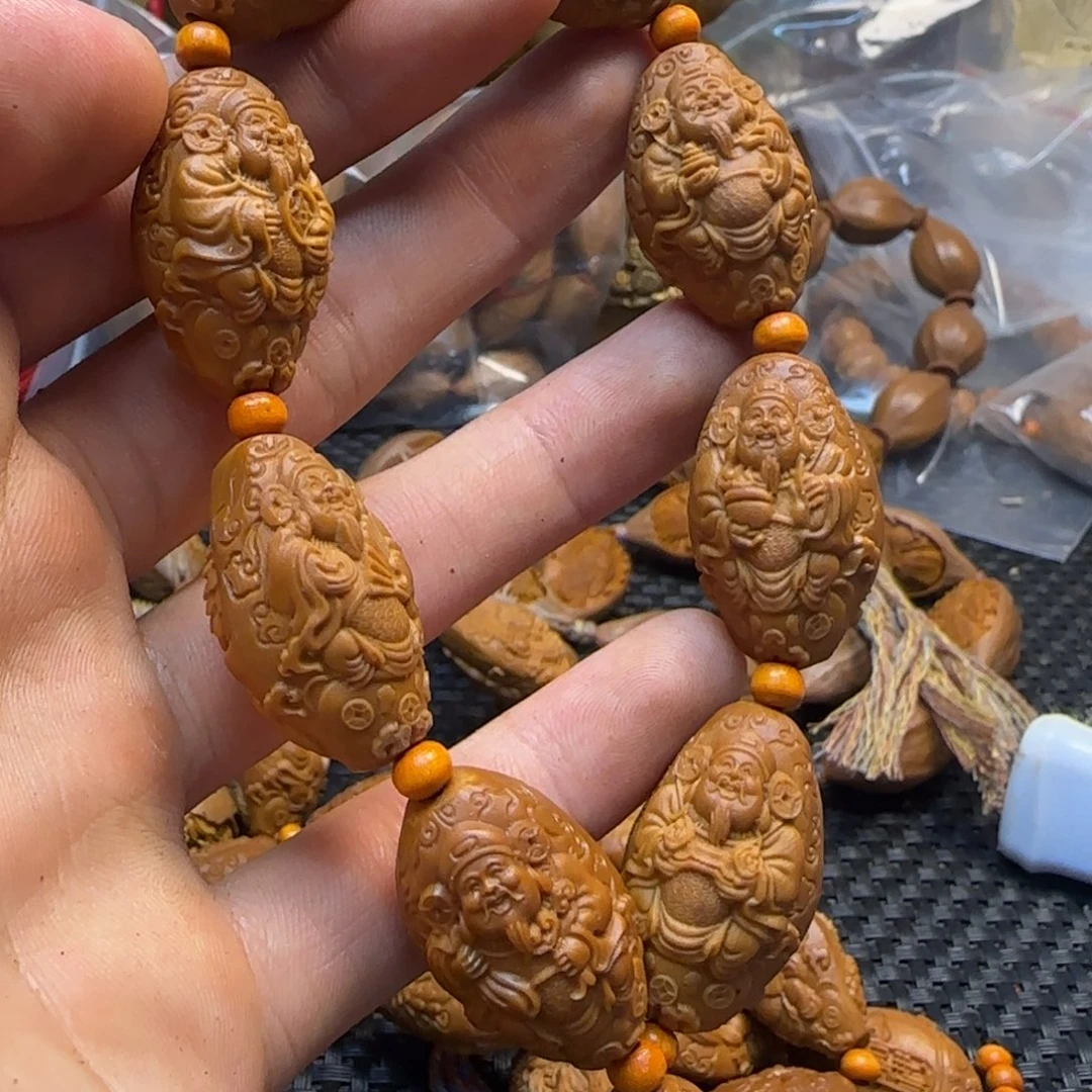 手串/手链橄榄核九龙财神