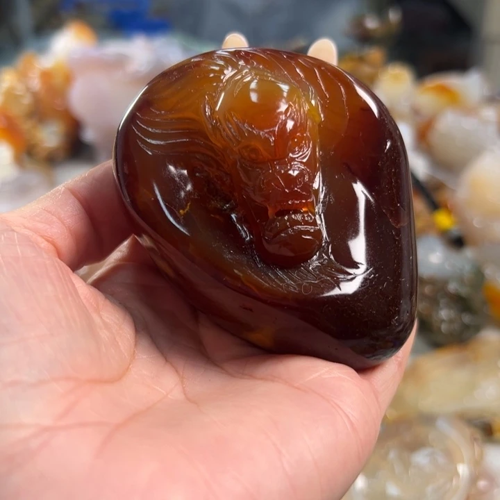 玛瑙/玉髓吊坠(不含链)未镶嵌