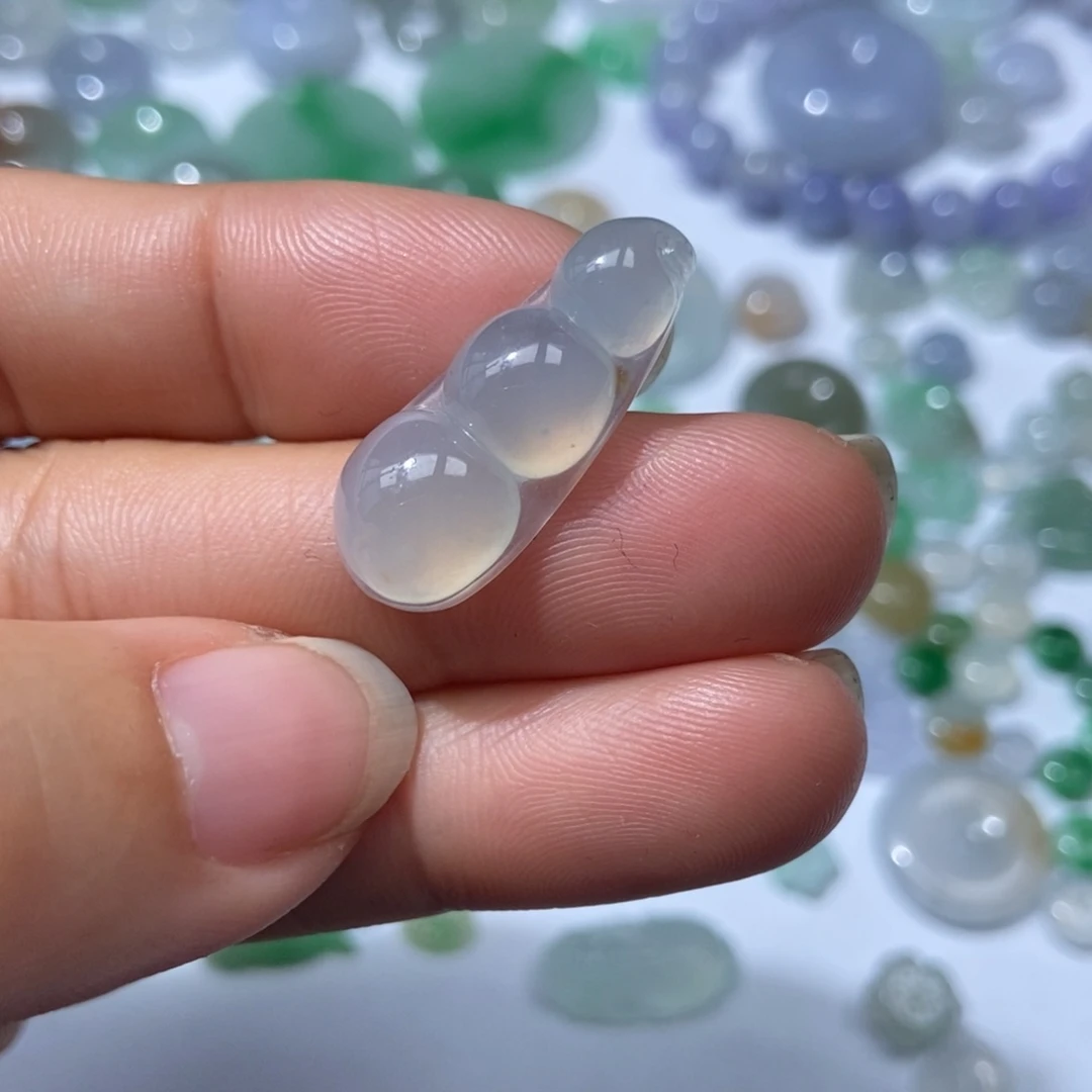 定制翡翠未镶嵌翡翠25.6*10.46.2