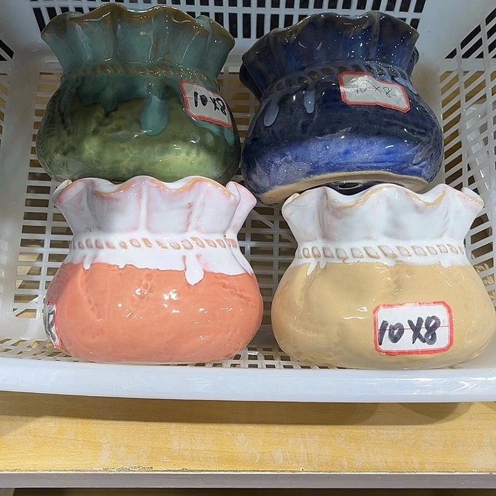 瓷片花盆多肉陶瓷艺术品