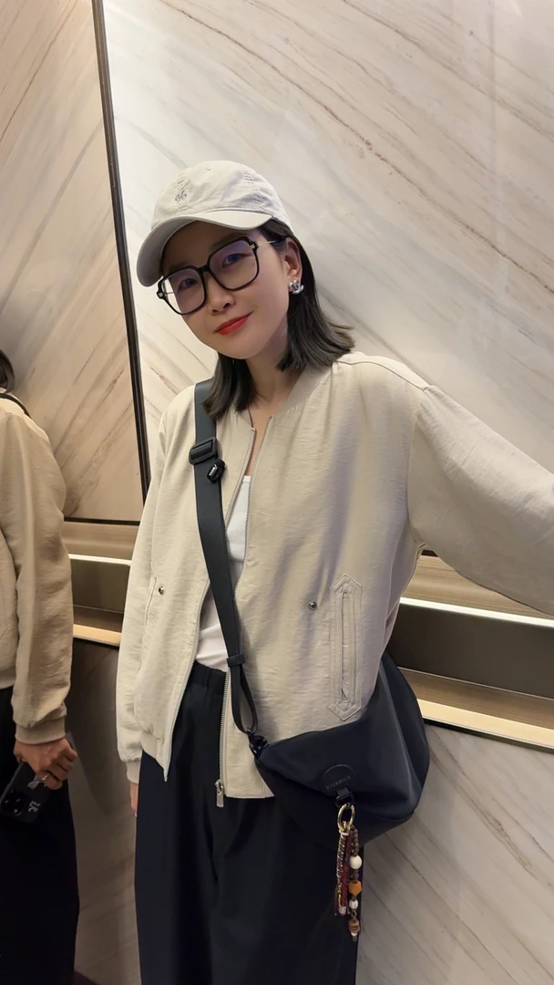 072 & RICE【派克】春季休闲圆领拉链长袖外套 32UC33