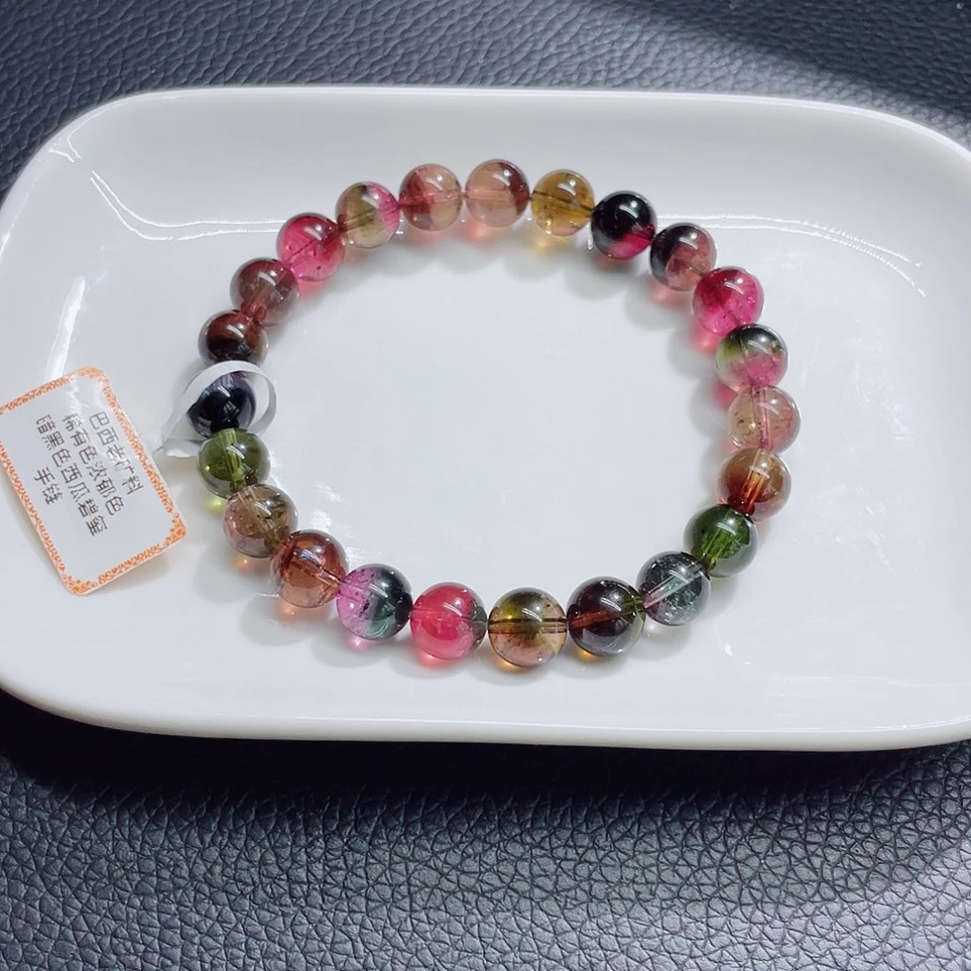 未镶嵌手链碧玺8.7mm左右