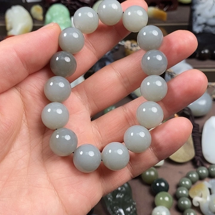 和田玉手串未镶嵌