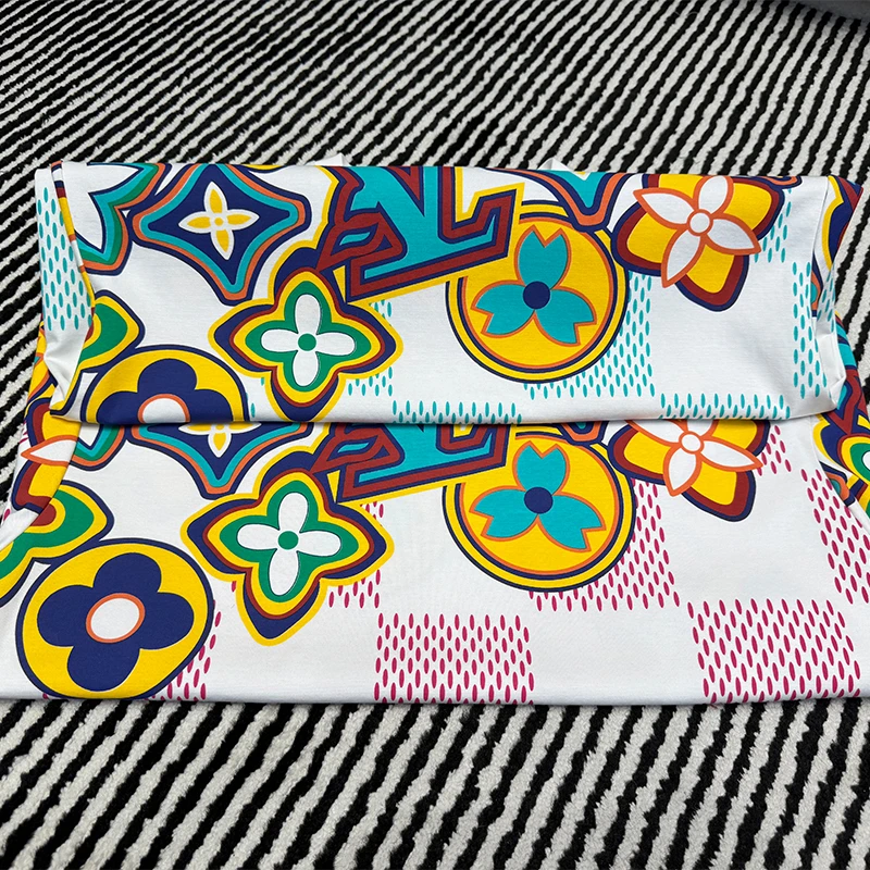 2025新品圆领宽松撞色百搭潮流帅气半袖T恤