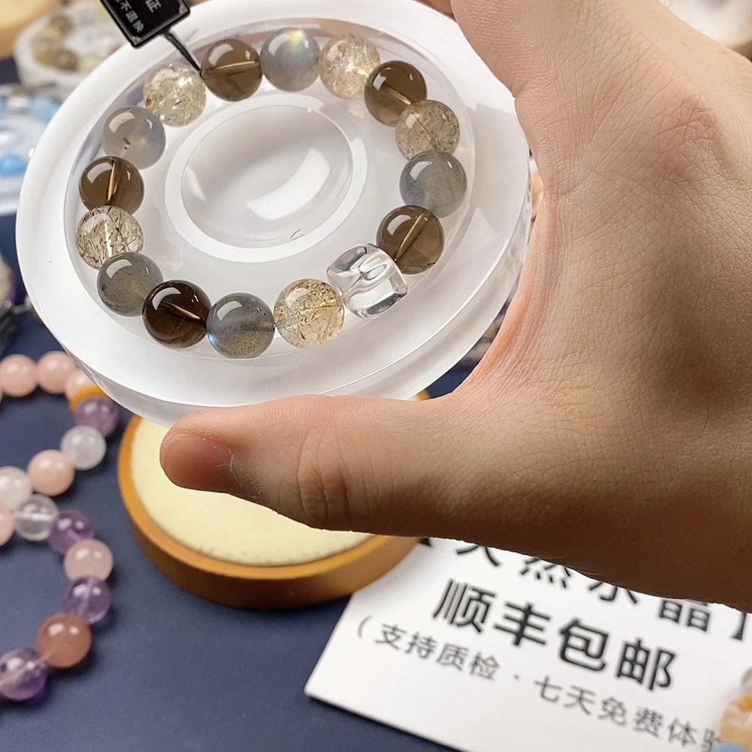 银S925镶嵌手链水晶