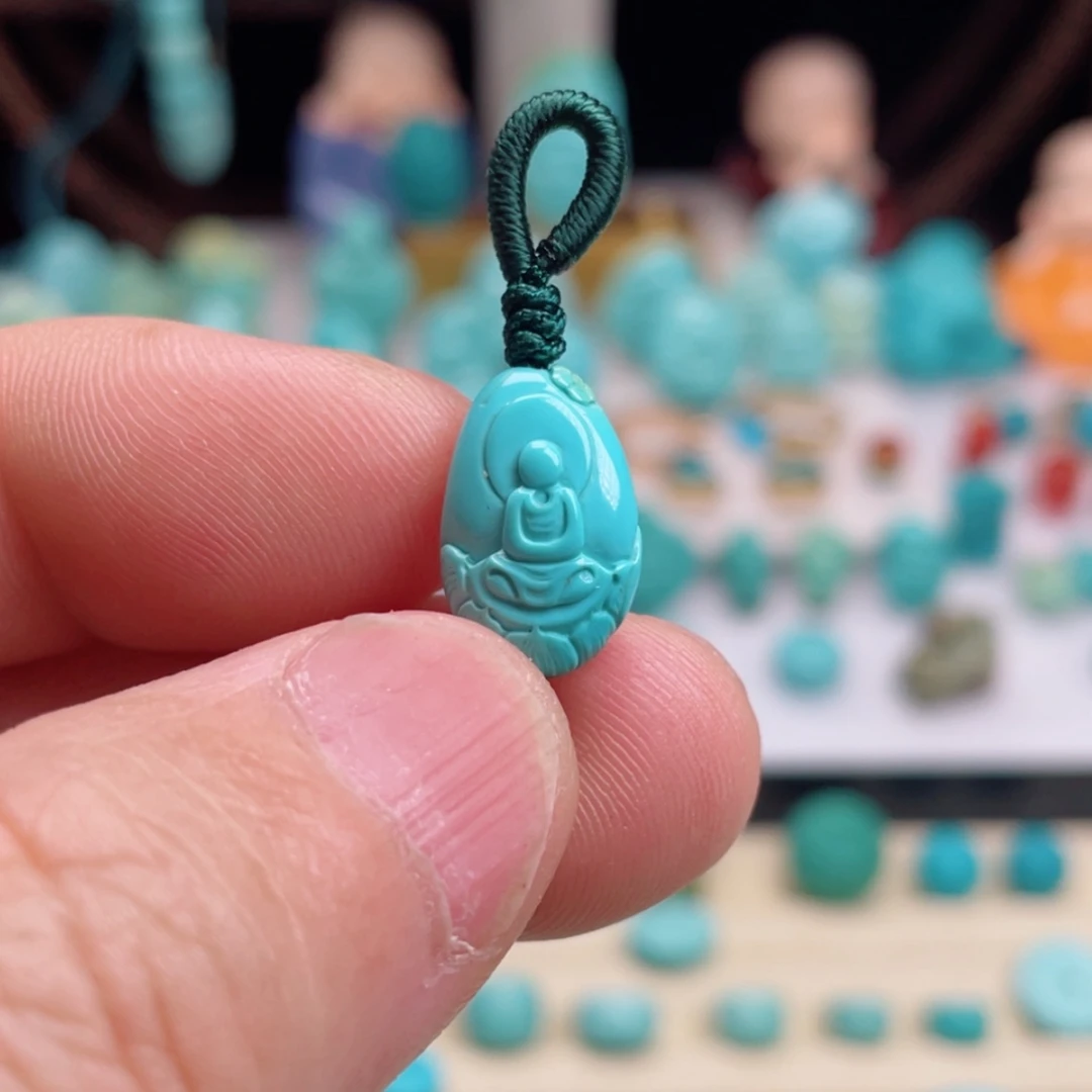 【闪购商品】绿松石吊坠(不含链)未镶嵌