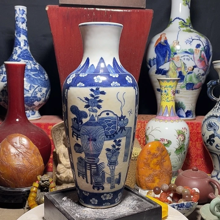 瓷片青花瓷器手工制作