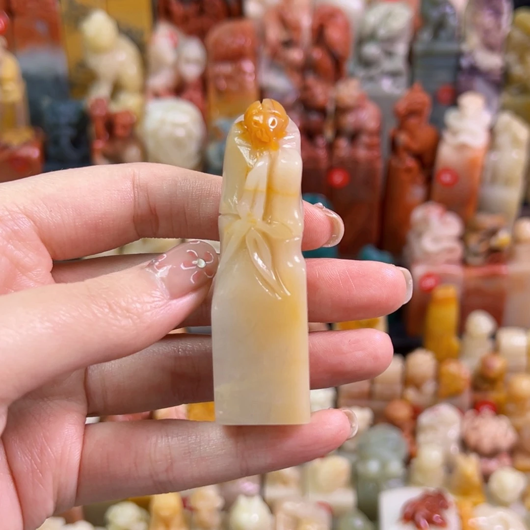 昌化石印石思*手工制作