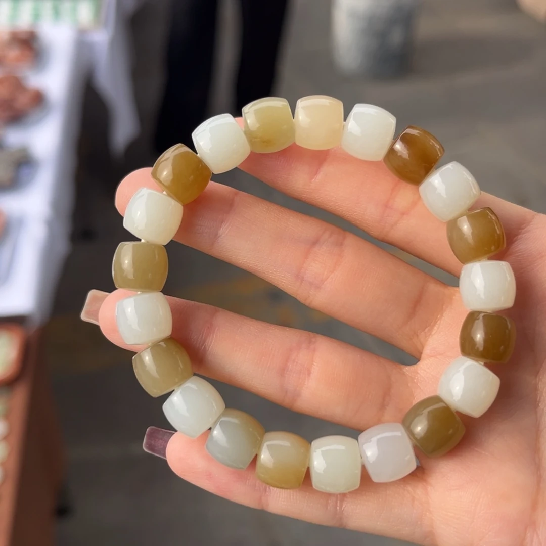 手串未镶嵌和田玉9*10