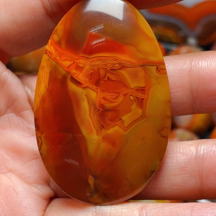 玛瑙/玉髓战国红玛瑙挂件未镶嵌用****5