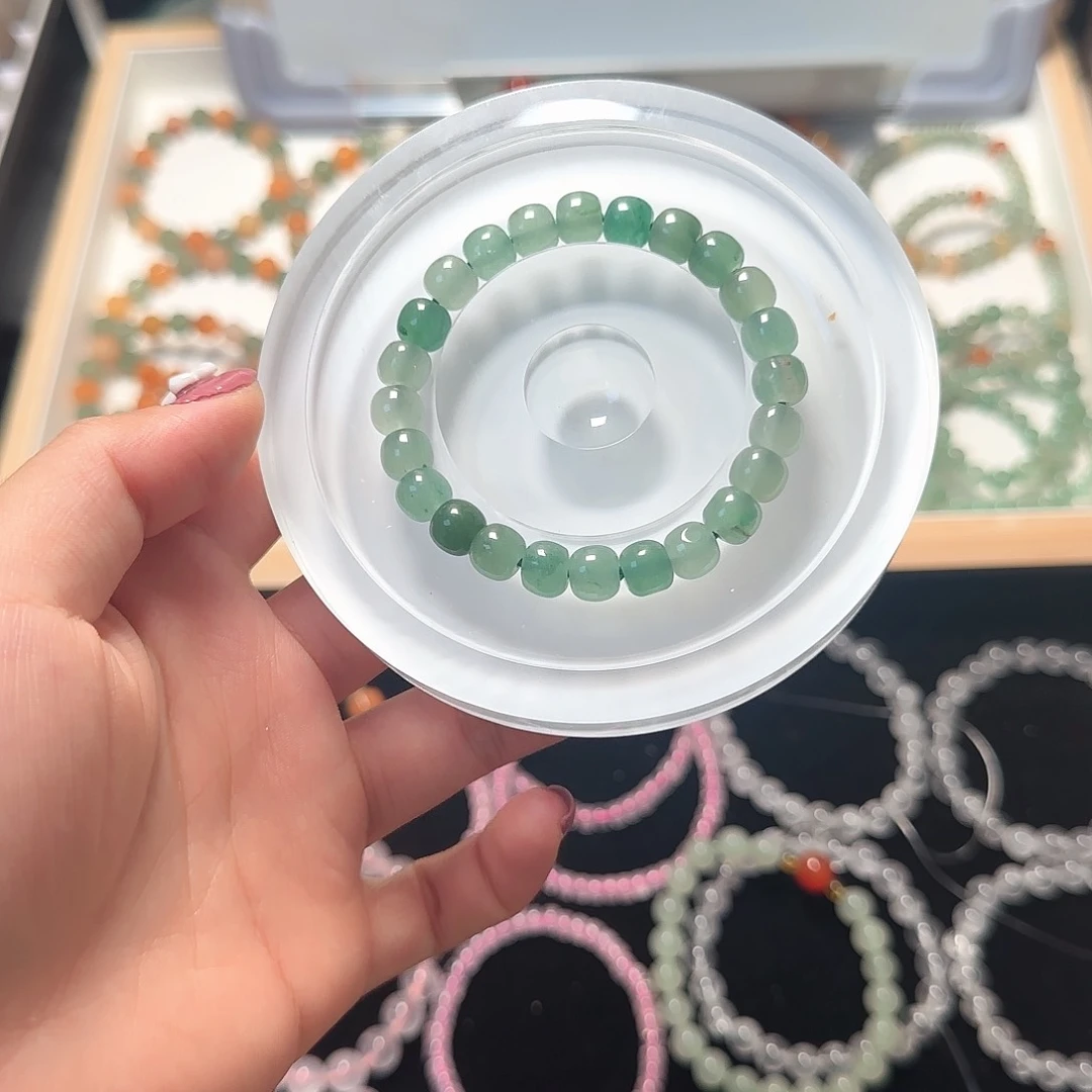 石英岩玉手串未镶嵌东陵玉7✖️8老型珠