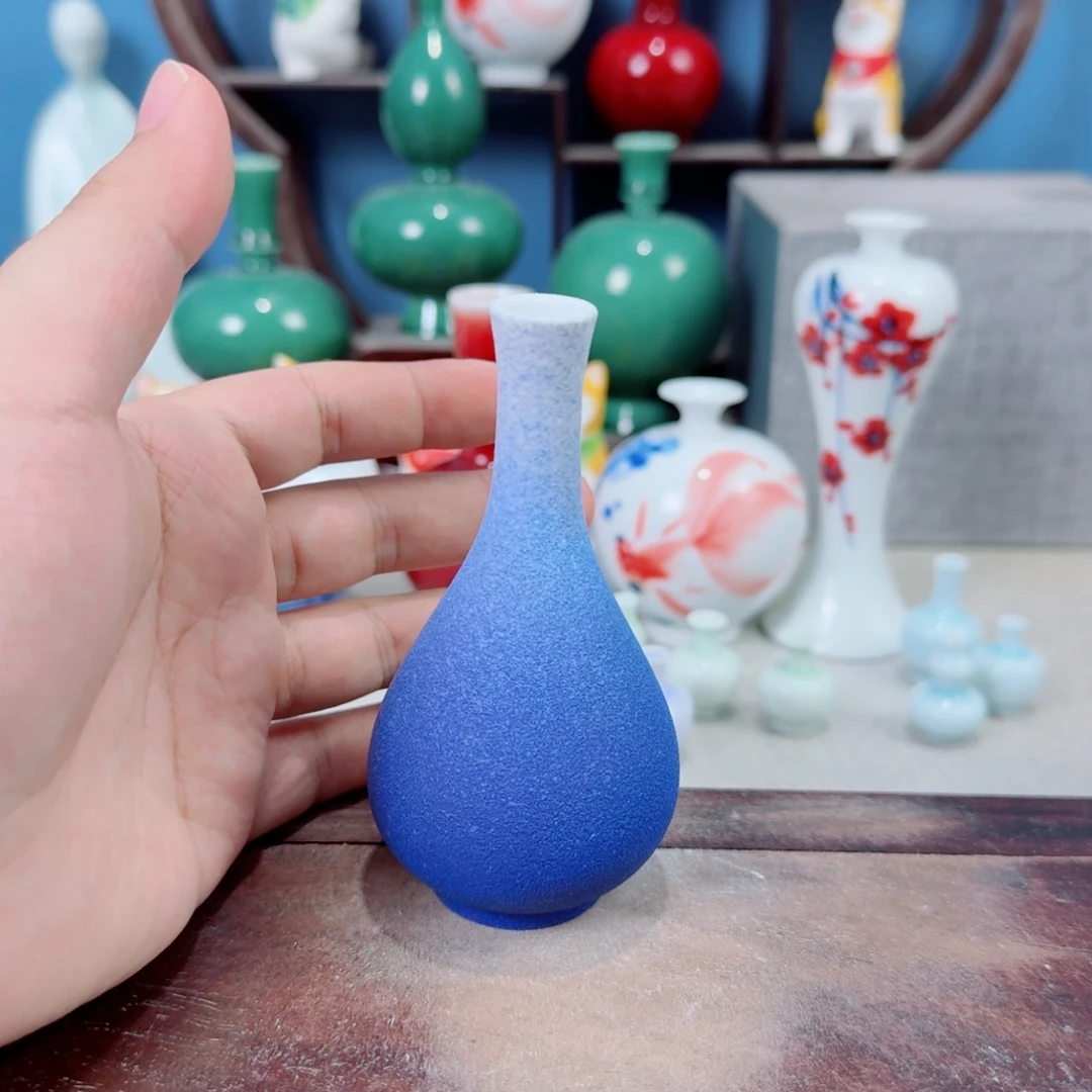 陶瓷手工小花器摆件