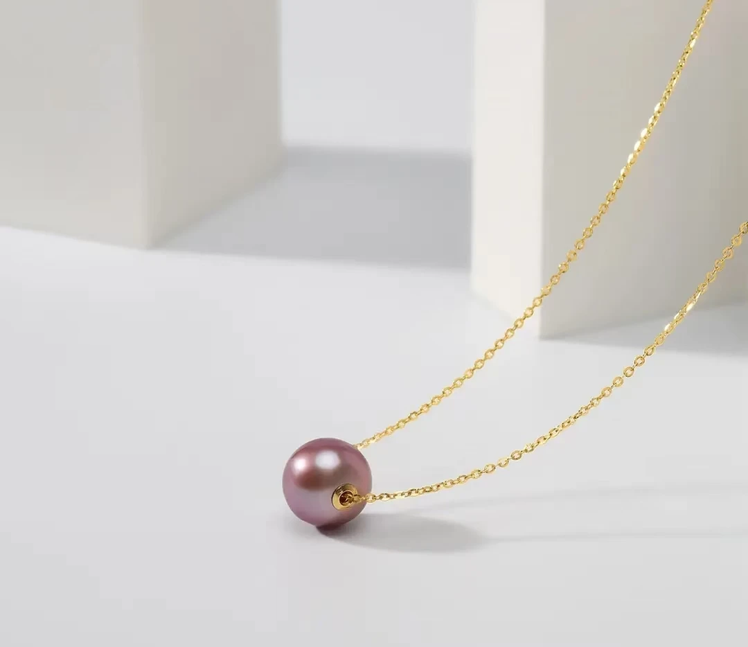 【钱妈妈真选店】SK9 淡水紫珠路路通吊坠 10-11mm 多样性发一