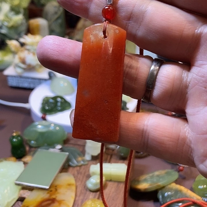 岫玉银S925镶嵌岫玉饰品