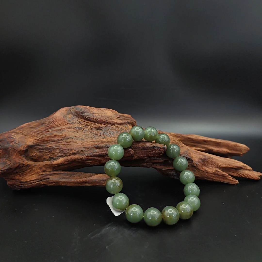 和田玉圆珠手串（1181）