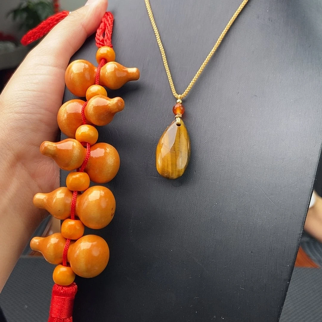 颈饰木变石未镶嵌颜色多样性发拍一发一