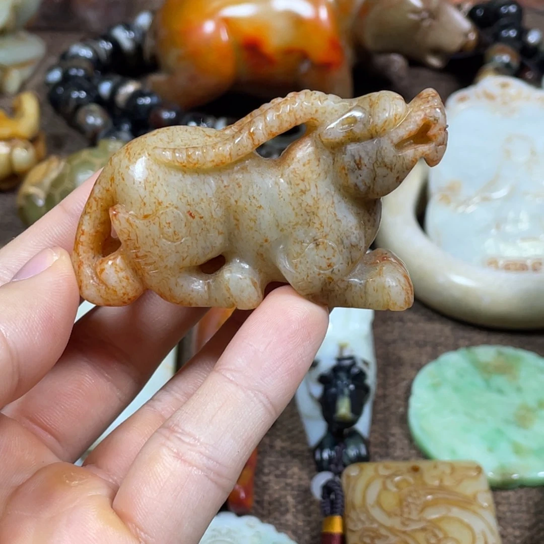 和田玉未镶嵌吊坠(不含链)