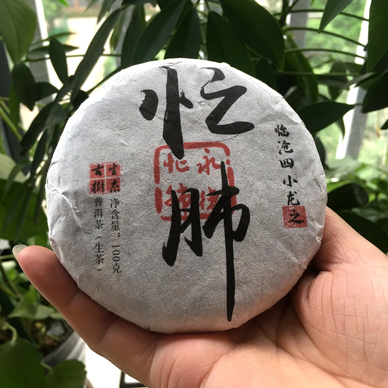 直接间专享忙肺饼普洱茶生茶100克小饼