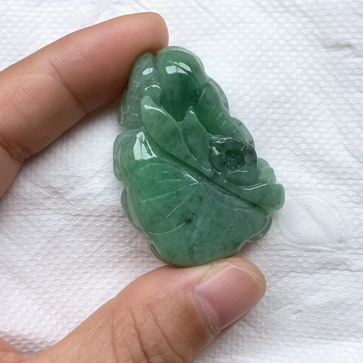颈饰未镶嵌翡翠天然缅甸翡翠