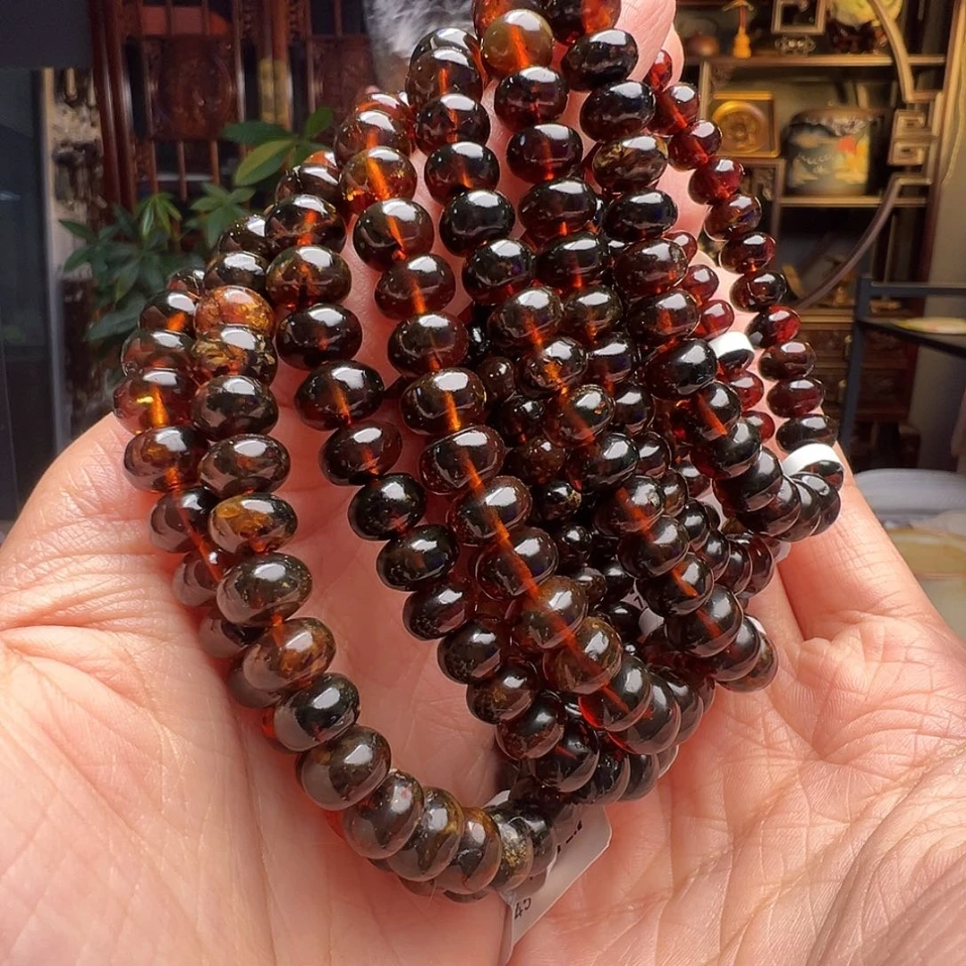 琥珀未镶嵌裸石抚顺琥珀10545八多样性发其一