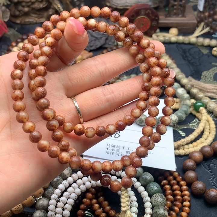 星月菩提吊坠爱***水7圆果冻冰糖