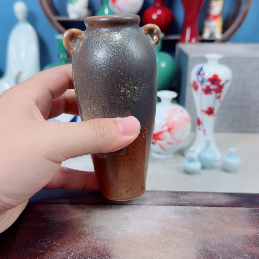 陶瓷手工小花器摆件
