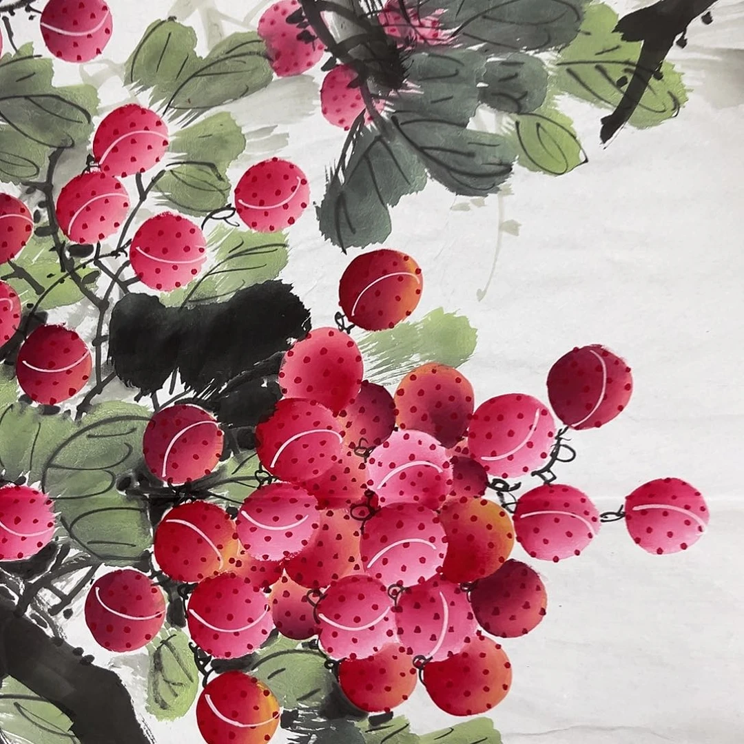 国画国画老师手绘作品