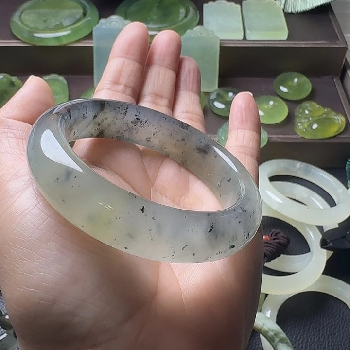 蛇纹石玉合金手镯